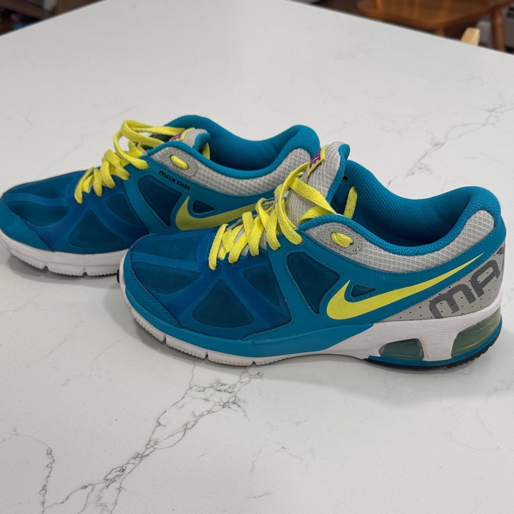 Nike Blue and Yellow Sneakers